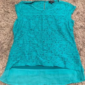 Lace short sleeve top